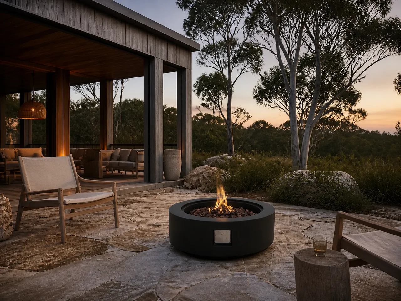 Simple Ways to Style a Fire Pit Area