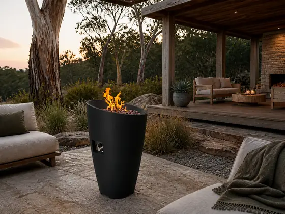 Mira Gas Fire Pit Column