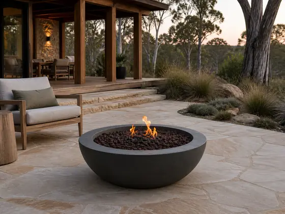 Cleo Round Gas Fire Pit Bowl