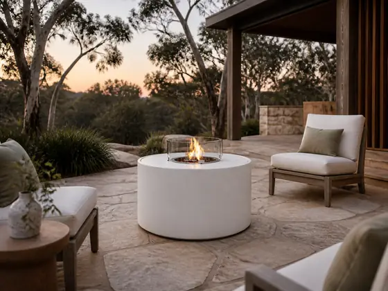 Numa Round Gas Fire Pit