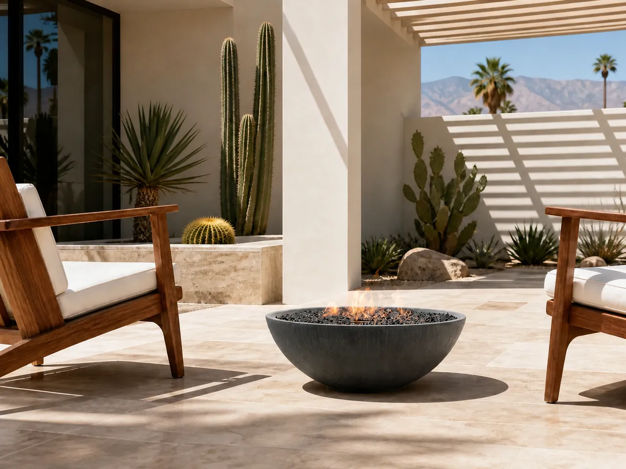 Fire Pit Thailand collection inspiration: Alba Round Gas Fire Bowl
