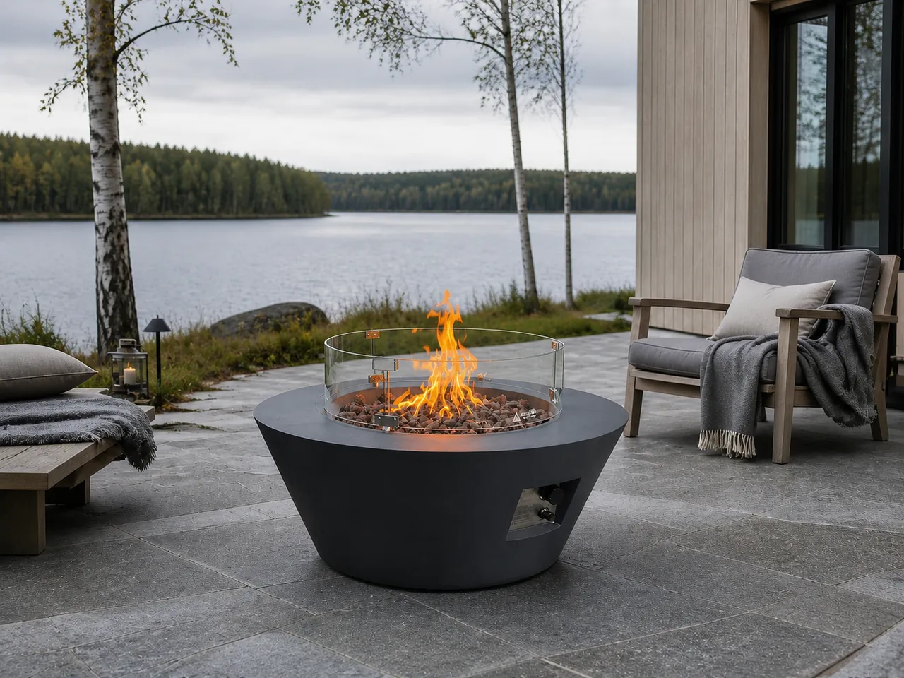 Fire Pit Thailand collection inspiration: Elara Round Bowl Gas Fire Bowl