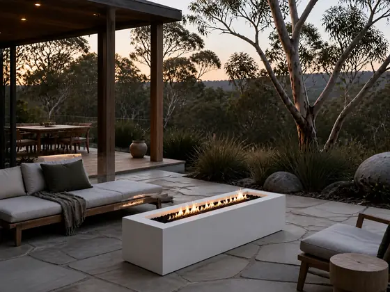 Linden Rectangular Linear Gas Fire Pit